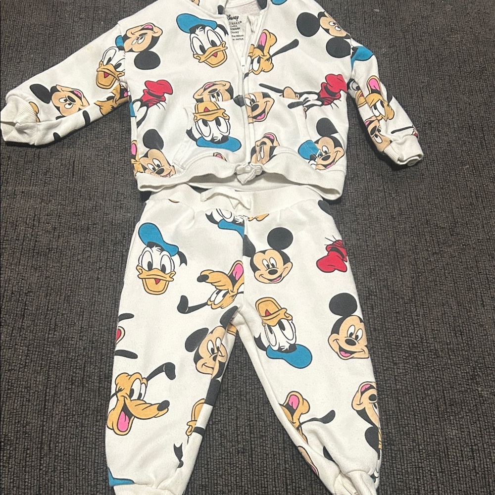 Disney White and Red Kids Matching Set